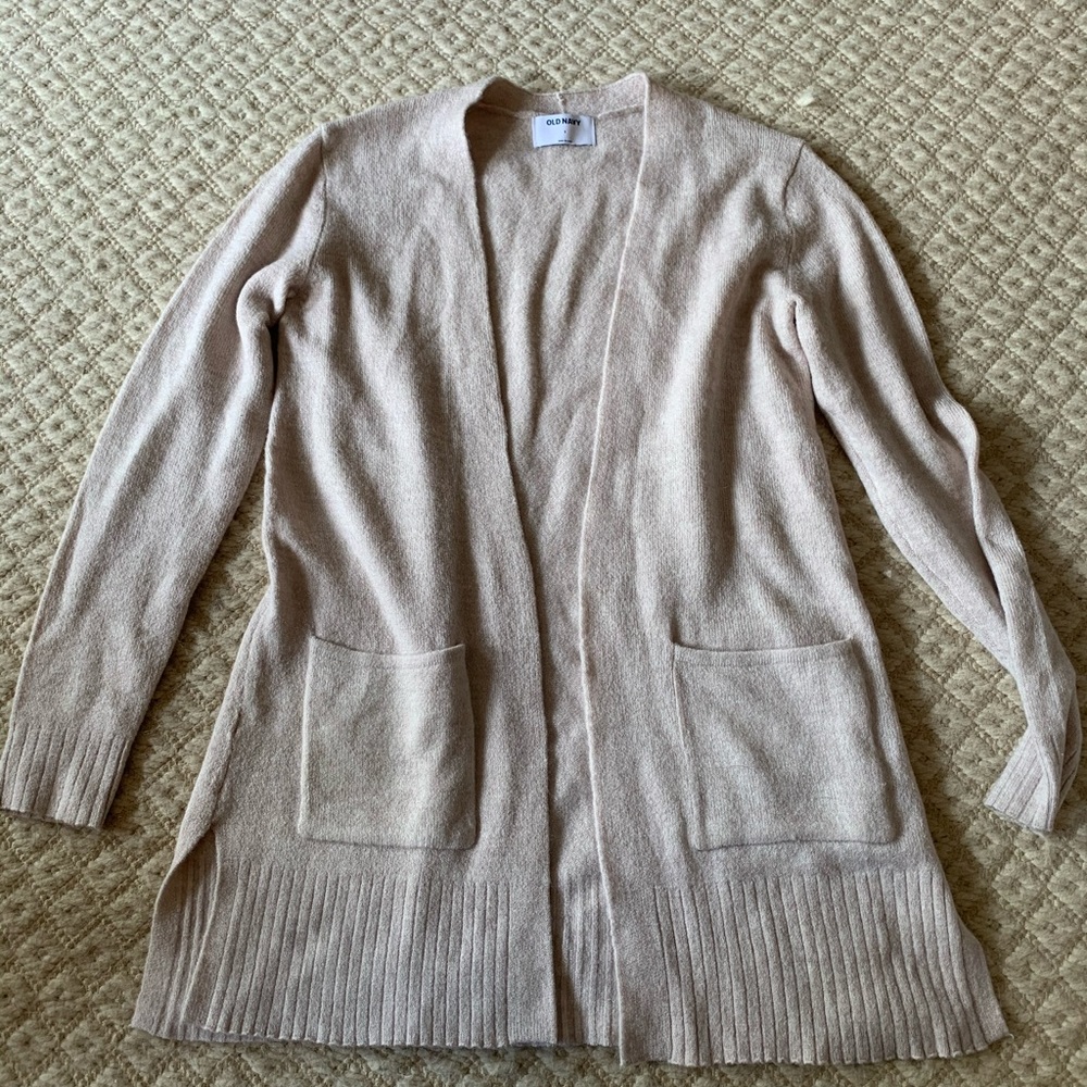 Old Navy - Blush pink open front cardigan